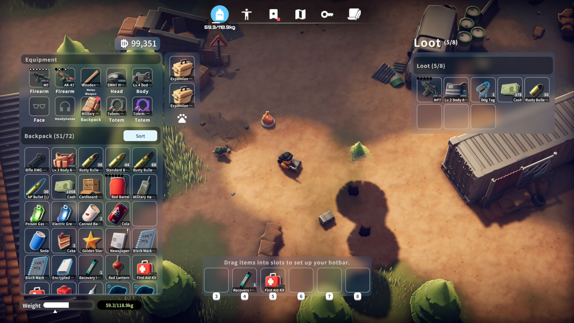 Screenshots of the game (or no)